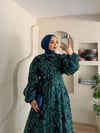 Sidra Vual Desenli Elbise