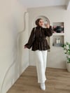 Simli İnce Tensel Balon Ceket 