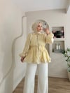 Simli İnce Tensel Balon Ceket 