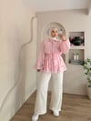 Simli İnce Tensel Balon Ceket 