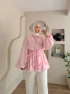 Simli İnce Tensel Balon Ceket 