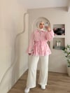 Simli İnce Tensel Balon Ceket 