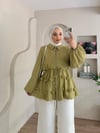 Simli İnce Tensel Balon Ceket 
