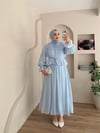Slayn Yaka Detaylı Etekli Takım