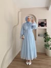 Slayn Yaka Detaylı Etekli Takım