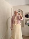 Tasarım Bluzlu Şifon Etekli Takım