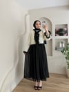 Tasarım Bluzlu Şifon Etekli Takım