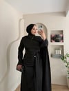 Veronica Broşlu Saten Abiye