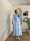 Virella Kolları Volanlı Elbise 