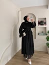 Volanlı Daphne Elbise