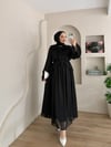 Volanlı Daphne Elbise