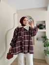 Yakası Taşlı Oversize Ceket