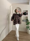 Yakası Taşlı Oversize Ceket