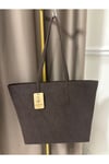 Kadın Bahar Model Fermuarlı Çift Saplı Shopper Omuz Çantası