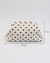 Kadın Puantiyeli Clutch Çanta