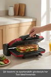 CRİSPO TOST MAKİNESİ 6 DİLİM KIRMIZI
