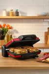 CRİSPO TOST MAKİNESİ 6 DİLİM KIRMIZI