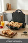 CRİSPO TOST MAKİNESİ 6 DİLİM SİYAH