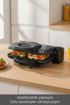CRİSPO TOST MAKİNESİ 6 DİLİM SİYAH