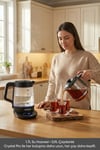 CRYSTAL PRO 4 in 1 DİJİTAL ÇAY MAKİNESİ SİYAH KROM