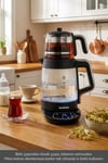 CRYSTAL PRO 4 in 1 DİJİTAL ÇAY MAKİNESİ SİYAH KROM