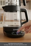 CRYSTAL PRO 4 in 1 DİJİTAL ÇAY MAKİNESİ SİYAH KROM