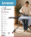 LORENZO - ARMONİ ÜTÜ MASASI 44*126