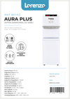 LORENZO - AURA PLUS ÜSTTEN DAMACANALI SICAK - SOĞUK - ILIK SU SEBİLİ MAT BEYAZ