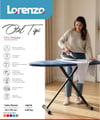 LORENZO - OTEL TİPİ ÜTÜ MASASI 33*110