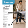 LORENZO - SAMYELİ LUX ÜTÜ MASASI FİŞLİ&SEPETLİ 44*126