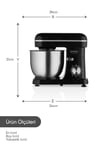 MASTERPLUS STAND MİXER SİYAH