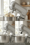 MULTICHEF 3 in 1 HAMUR YOĞURMA BLENDER ET KIYMA MAKİNESİ SİLVER