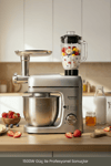 MULTICHEF 3 in 1 HAMUR YOĞURMA BLENDER ET KIYMA MAKİNESİ SİLVER