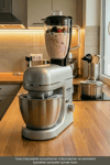 MULTICHEF 3 in 1 HAMUR YOĞURMA BLENDER ET KIYMA MAKİNESİ SİLVER