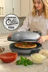PİETRA 12 in 1 ÇOK AMAÇLI PİZZA MAKİNESİ SİLVER STONE