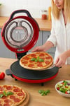PİETRA 12 in 1 ÇOK AMAÇLI PİZZA MAKİNESİ İMPERİAL RED