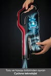 SLİM 3 in 1 DİKEY KABLOLU VAKUM SÜPÜRGESİ MELBOURNE RED