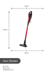 SLİM 3 in 1 DİKEY KABLOLU VAKUM SÜPÜRGESİ MELBOURNE RED