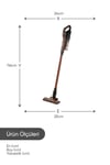 SLİM 3 in 1 DİKEY KABLOLU VAKUM SÜPÜRGESİ COFFEE BROWN