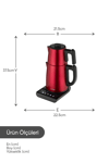 SMART TEA 5 in 1 KONUŞAN ÇAY MAKİNESİ KIRMIZI