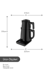 SMART TEA 5 in 1 KONUŞAN ÇAY MAKİNESİ SİYAH