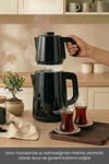 TEAZEN ÇELİK ÇAY MAKİNESİ SİYAH