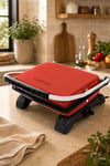 TOASTY 6 DİLİM DÖKÜM TOST MAKİNESİ KIRMIZI