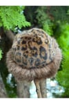 Peluş LEOPAR Kalpak Şapka