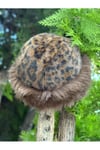 Peluş LEOPAR Kalpak Şapka