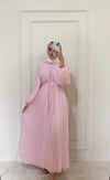 KRİNKIL ELBİSE  - PEMBE