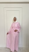 KRİNKIL ELBİSE  - PEMBE