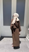 Müslin Etekli Takım' Kahverengi