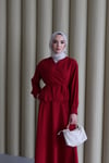 Noura Etekli Takım - Bordo 