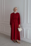Noura Etekli Takım - Bordo 